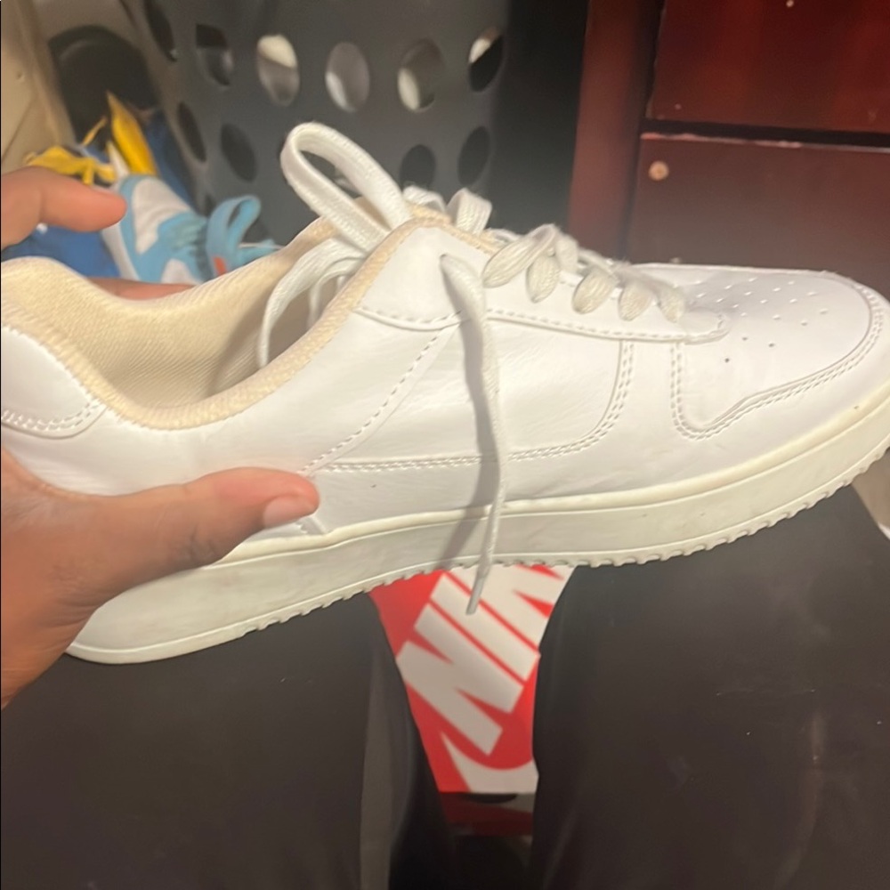 No Boundaries White Athletic Sneakers Versatile Design